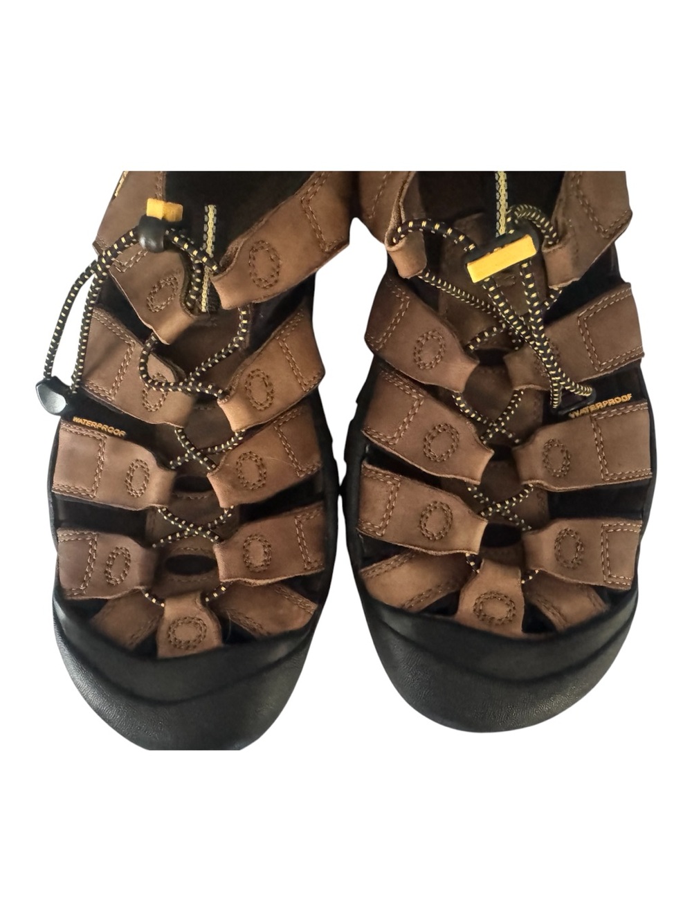Keen Brown Leather Closed-Toe Hiking Sandals - Picture 8 of 8